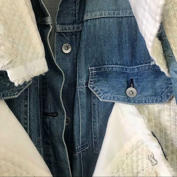 Sacai Summer Tweed and Denim Jacket - Picture 11 of 16